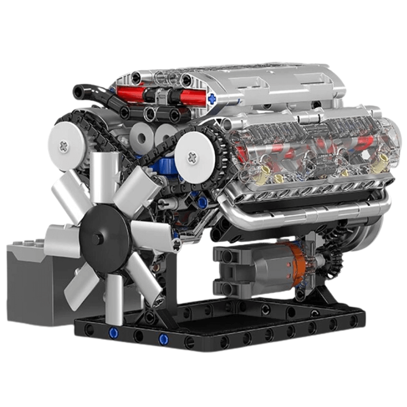 Motorised V8 Engine 534PCS