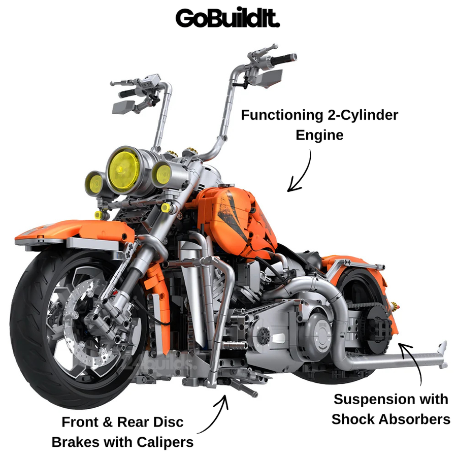 Flame Heavy-Duty Motorcycle 2391PCS