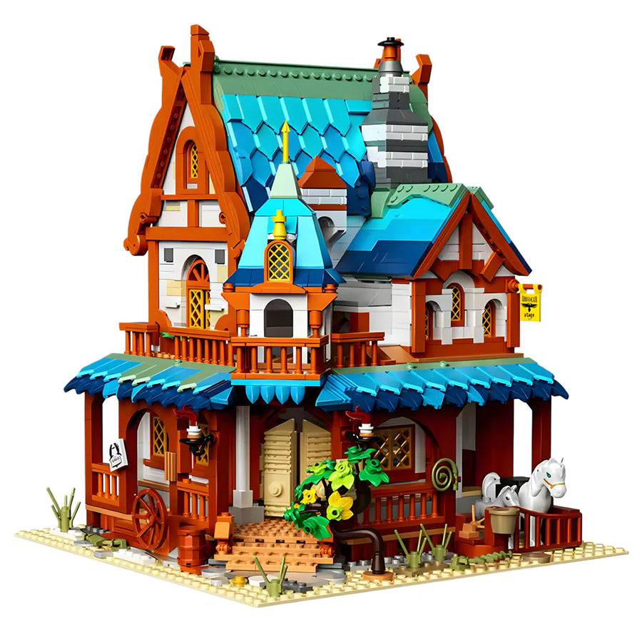 Medieval Village Post 1769PCS