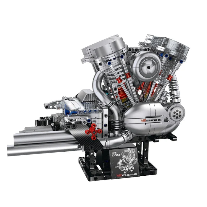 V2 Bike Engine Mechanical Build 866PCS