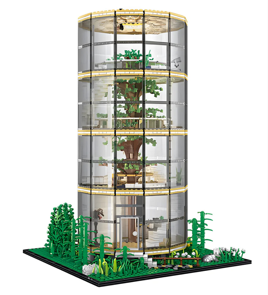 Luxury Glass Dome Tree House 3495PCS