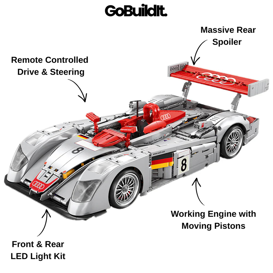 R8 LMP 2000 Endurance Racer 2425PCS