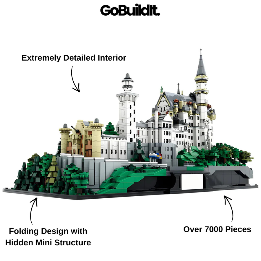 Neuschwanstein Castle European Landmark 7438PCS