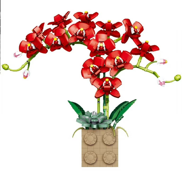 Red Rose Flower 1369PCS