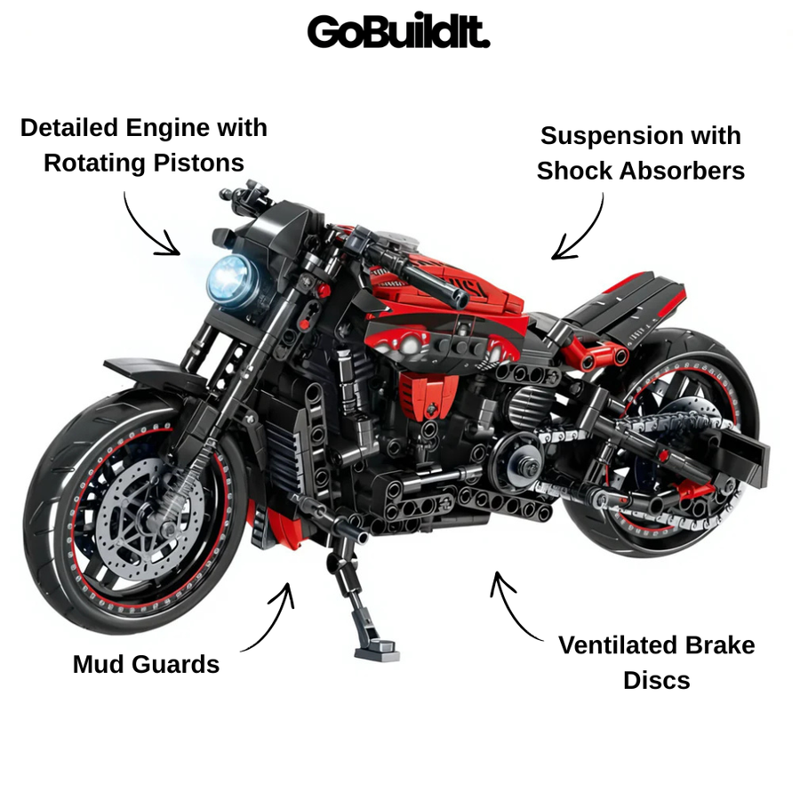 Modern Cruiser Motorcycle 826PCS