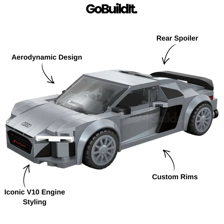 Gobuildit R8 V10 Coupe 204PCS