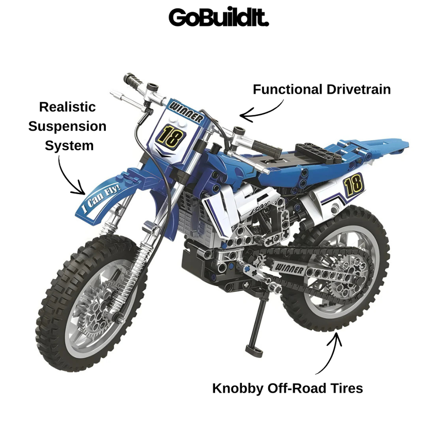 Motocross Dirt Bike 474PCS