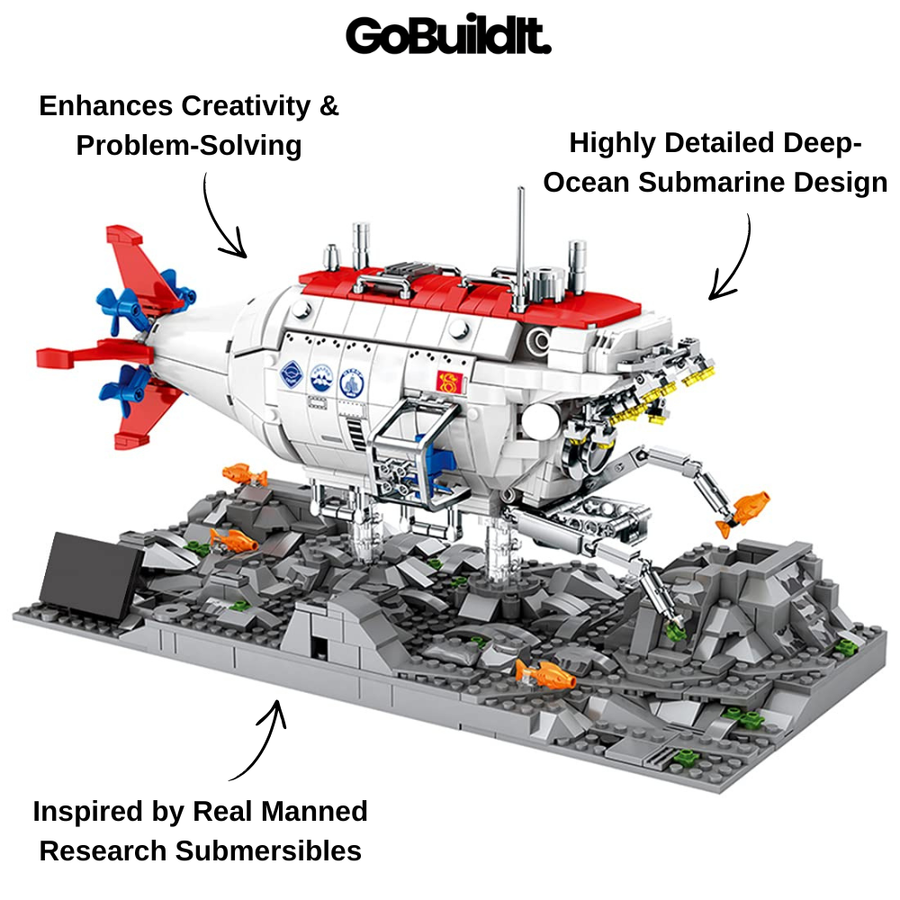 Manned Deep Ocean Submarine 1024PCS