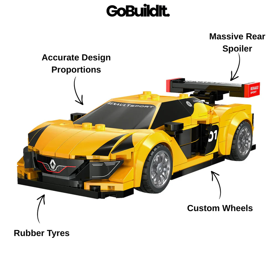 Gobuildit Renault RS01 Racing Car 270PCS