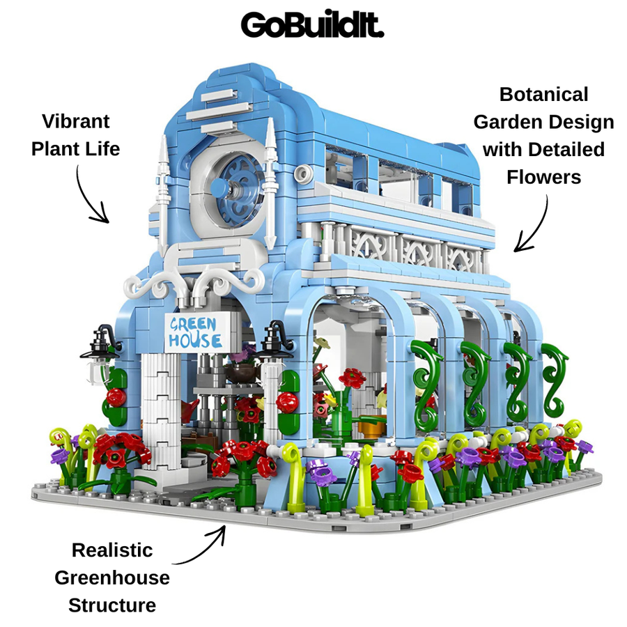Botanical Garden house 1290PCS