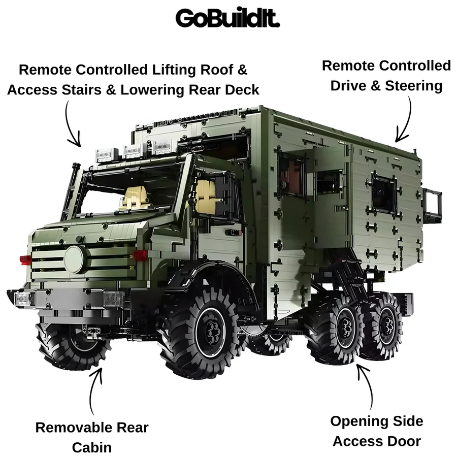 Unimog 6x6 Off-Road Truck 6690PCS