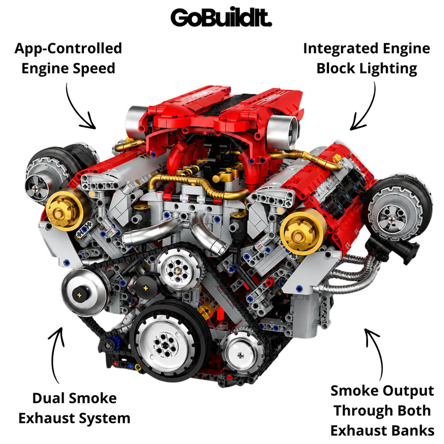 Italian V8 Powertrain 3168PCS