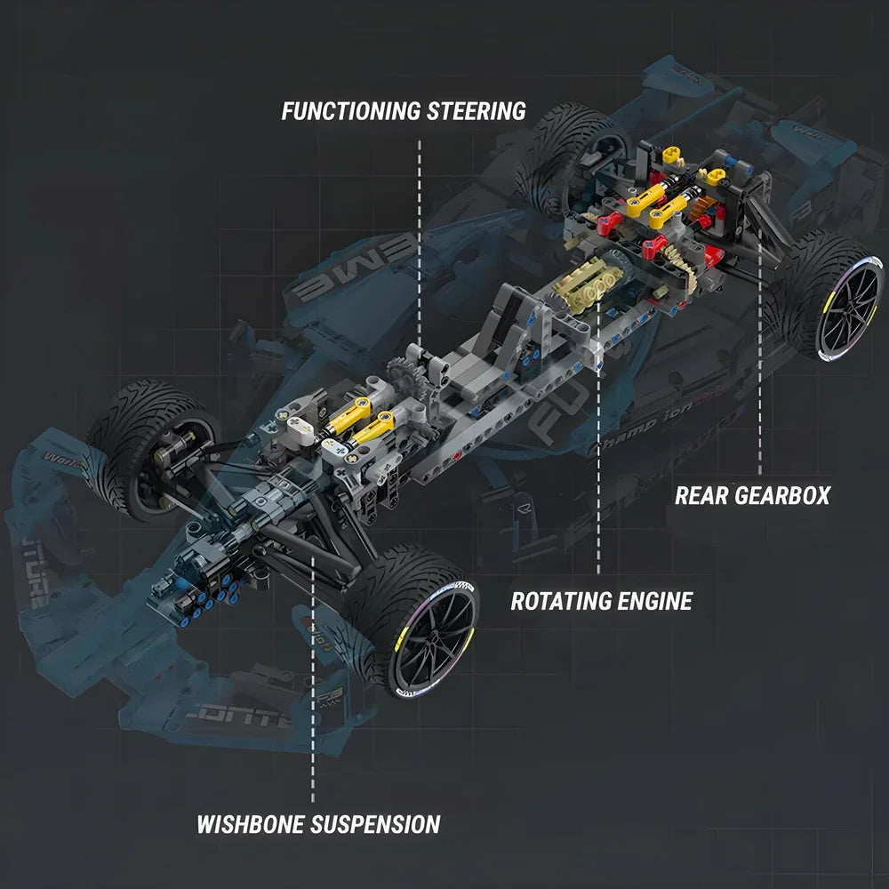 F1 Electric Super Racing Car 1667PCS
