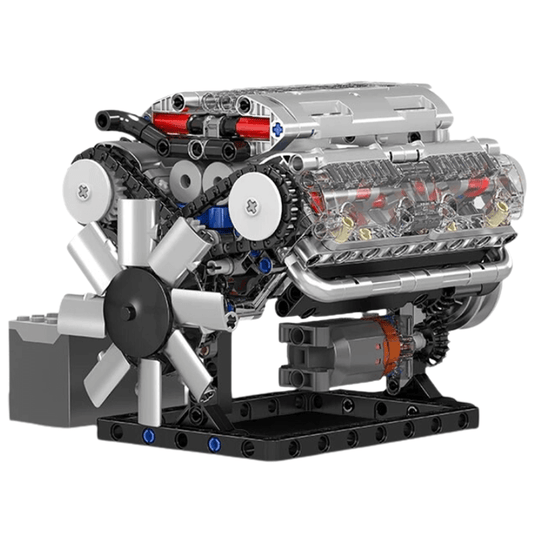 Motorised V8 Engine 534PCS