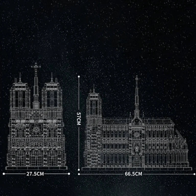 Cathedral of Notre-Dame 8868PCS