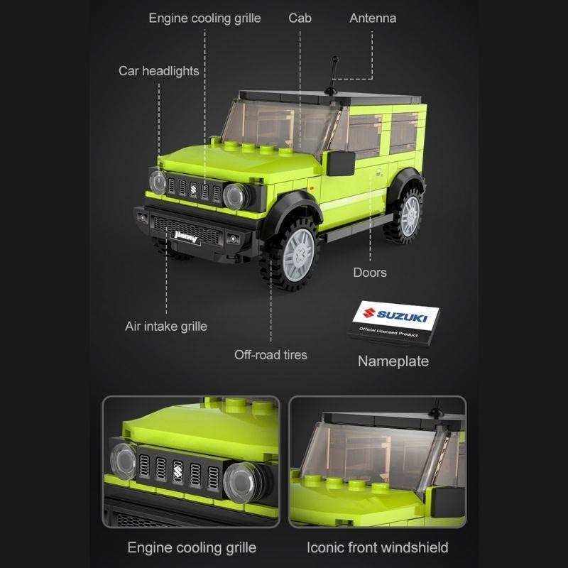 Mini Bricks suzuki 4x4 off road 192PCS – GoBuildit
