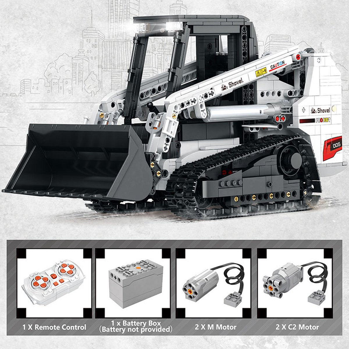 Mechanical Engineering Excavator 1365PCS