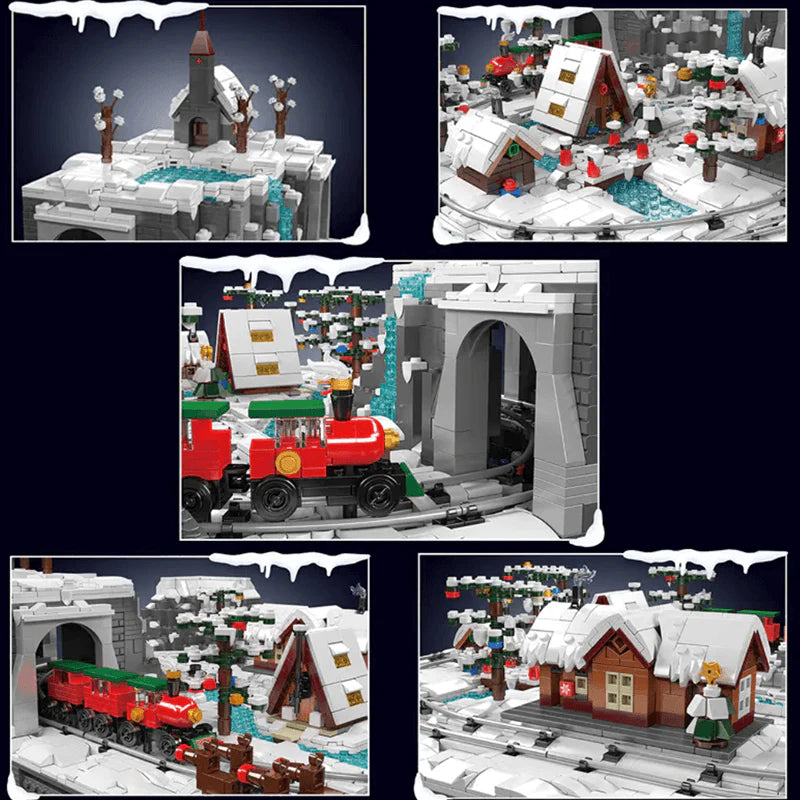 Christmas Train Park 4232PCS