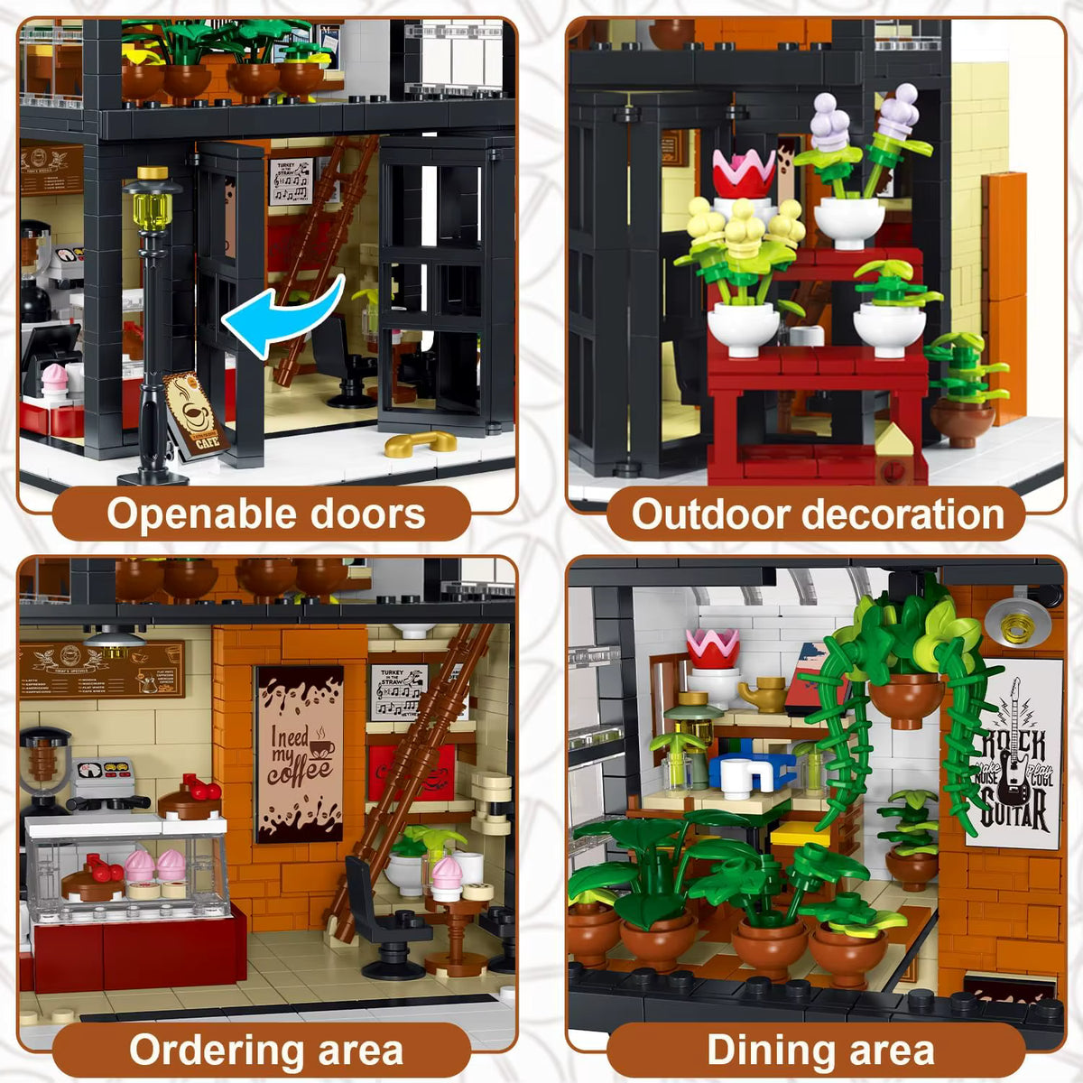 Coffee House Light 1454PCS