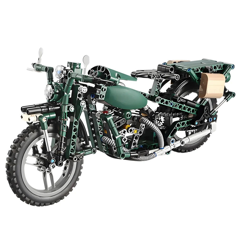 WWII Military Motorcycle 550PCS