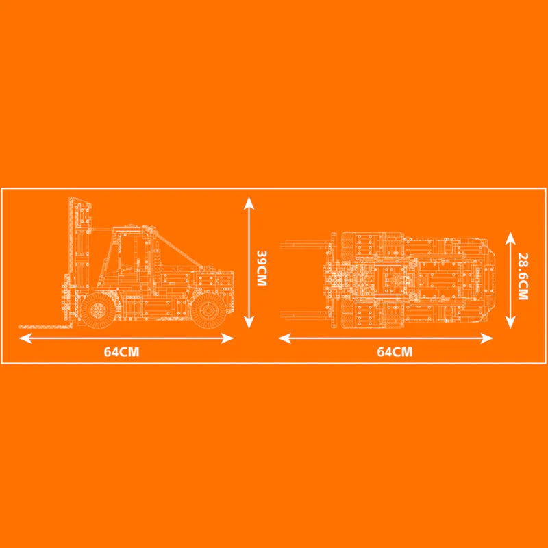 Heavy Duty Forklift Truck 4578PCS