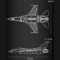 F-16 Fighter Plane 1427PCS