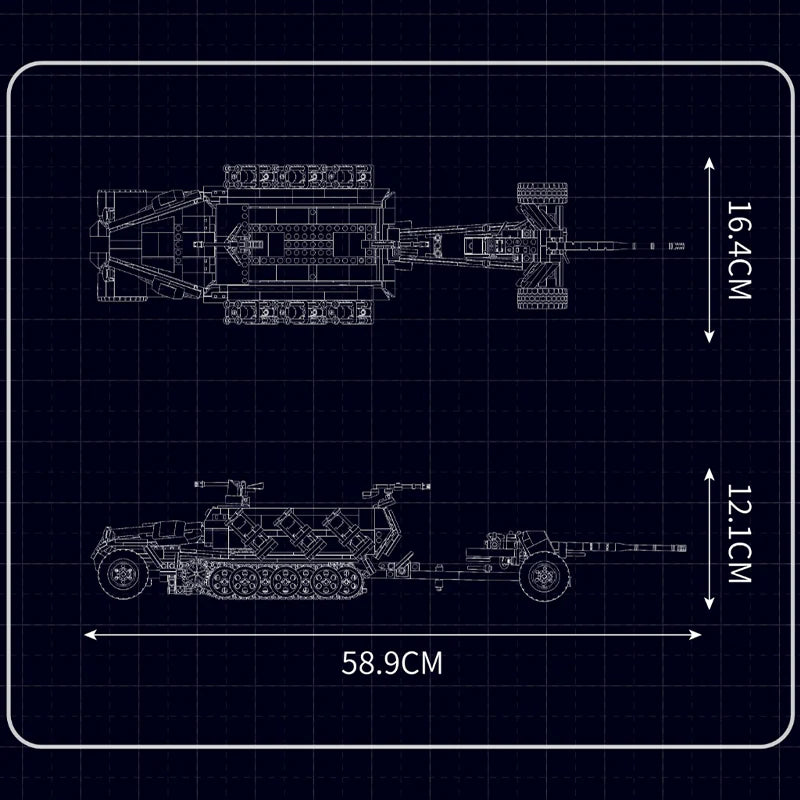 SD.KFZ.251/1 Tank 1298PCS