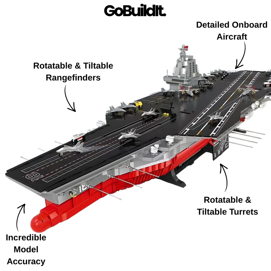 The Aircraft Carrier 7017PCS