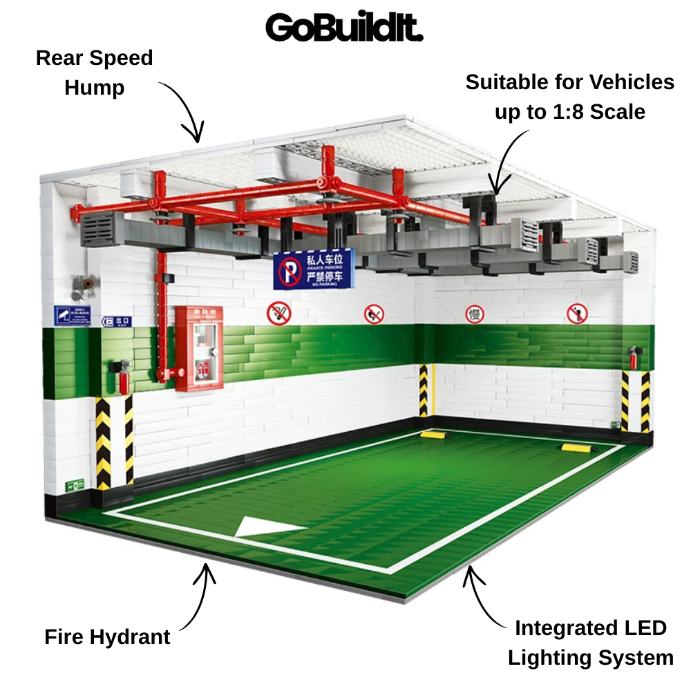The 1:8 Parking 2436PCS