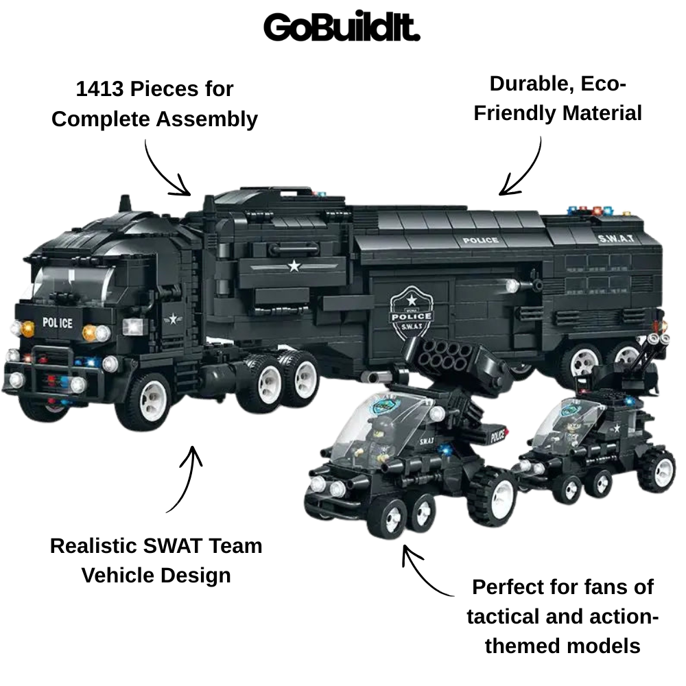 Swat Force Police 1413PCS