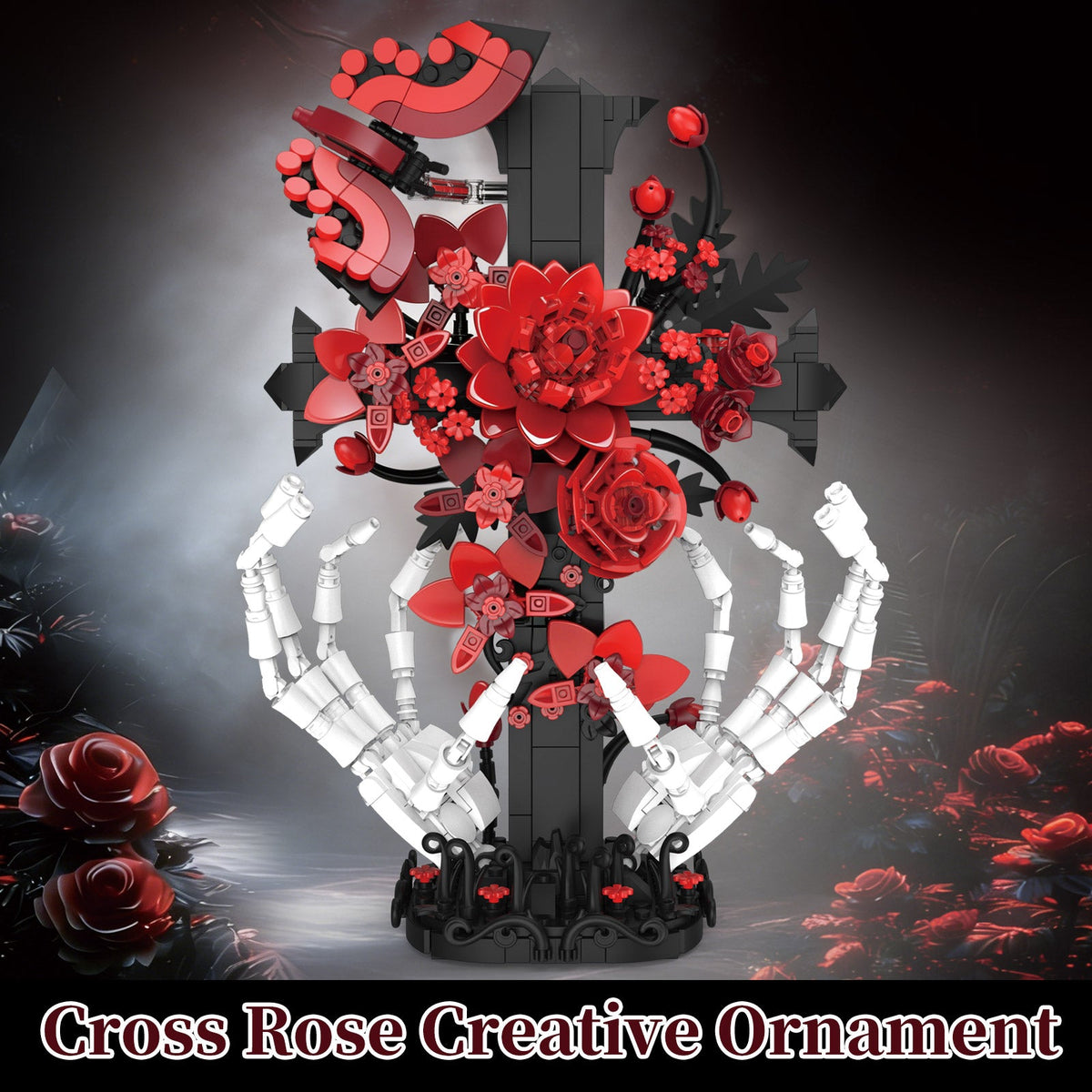Gothic Rose Cross 901PCS