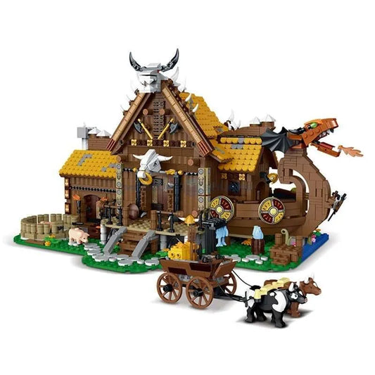 The Vikings House 3129PCS