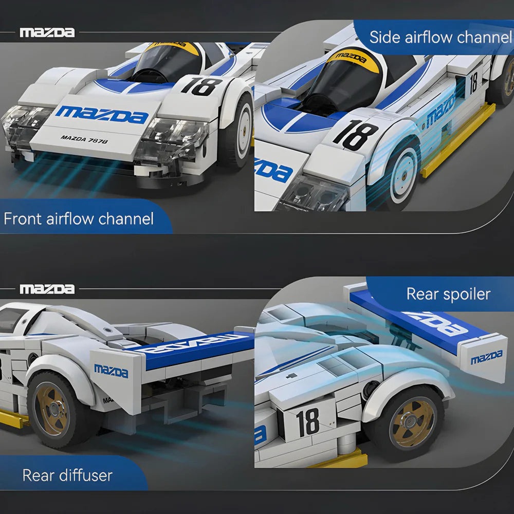 Gobuildit Mazda 787B 241PCS