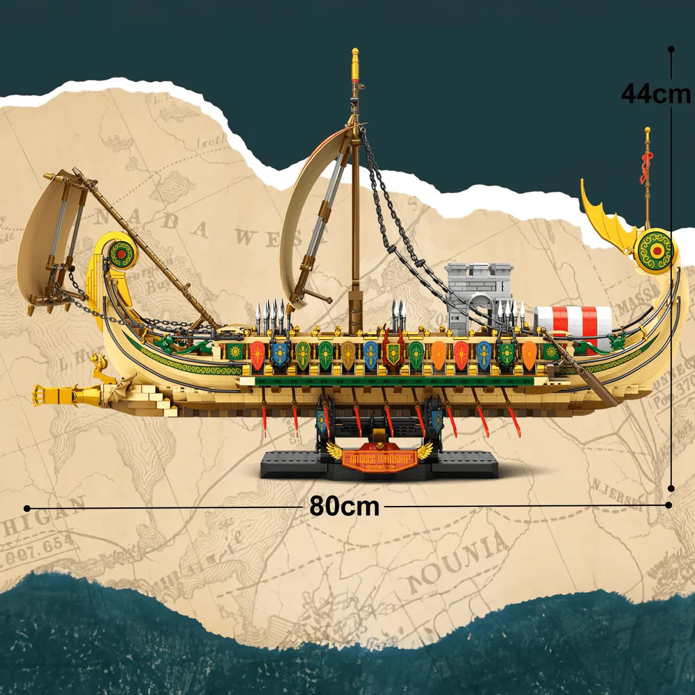 The Greek Warship 2982PCS