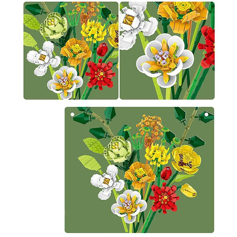 Flowers Bouquet 836PCS