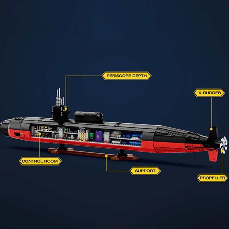 Ultimate Los Angeles-Class SSN Submarine 2987PCS