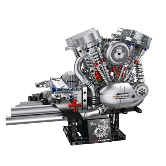 V2 Bike Engine Mechanical Build 866PCS