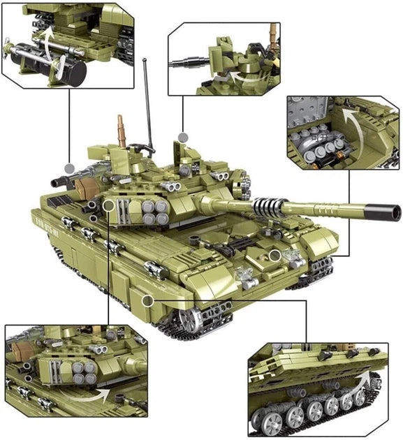 Battle Field Tank 1255PCS