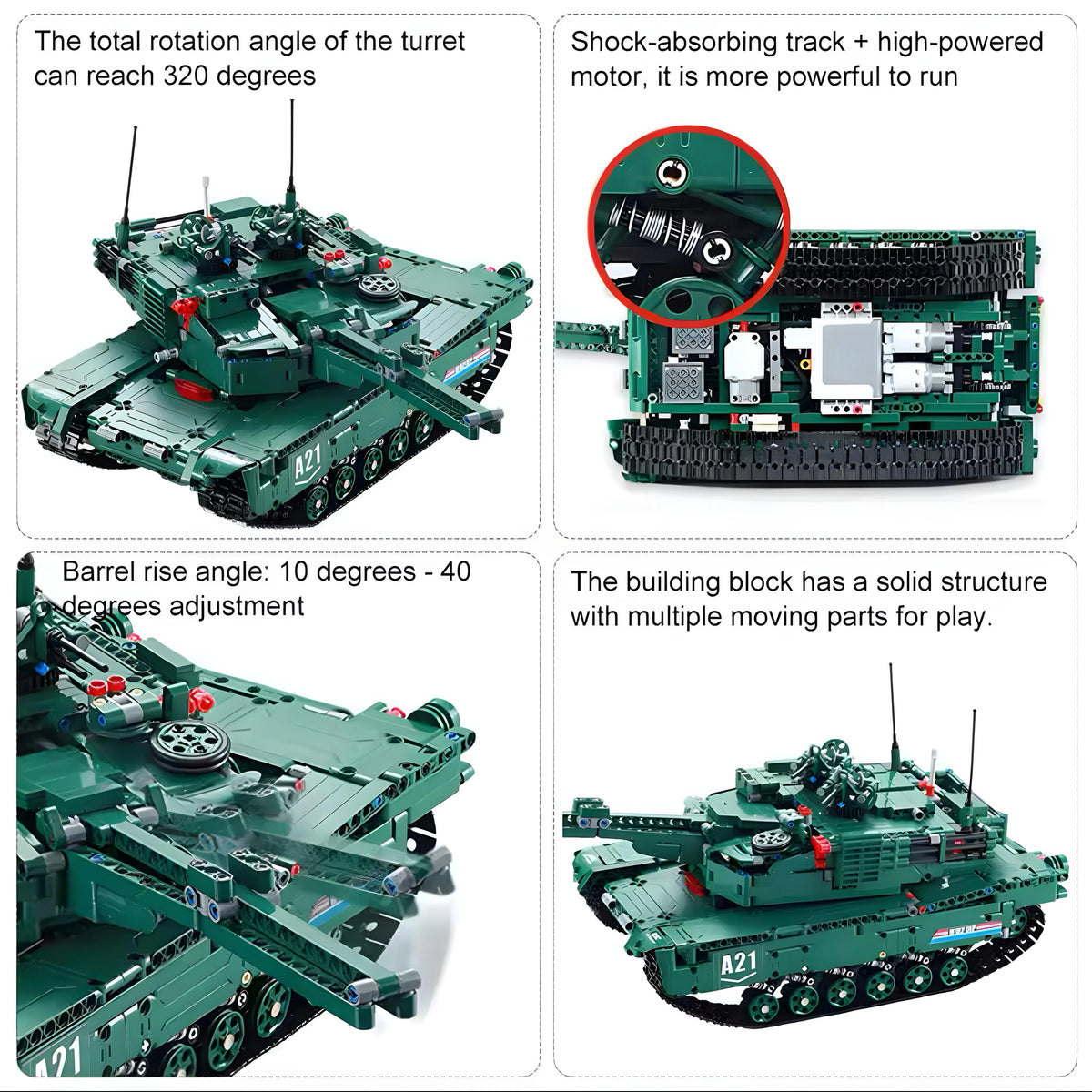 The M1A2 Tank 1498PCS