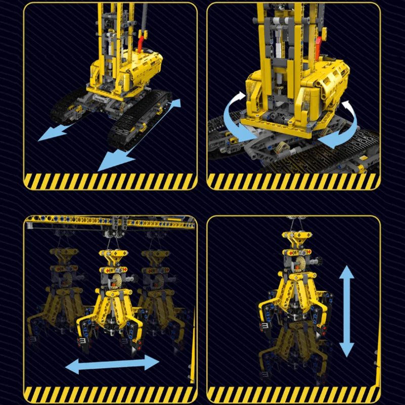 The Tower Crane 1731PCS