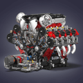 Italian V8 Engine 2718PCS