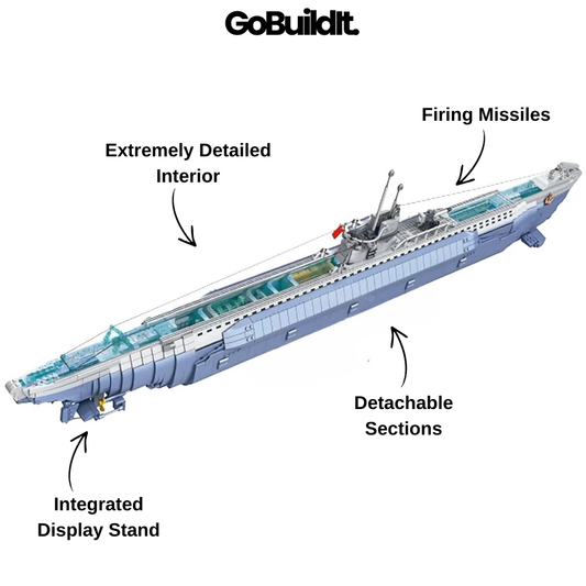 Collector’s VIIC U-552 Submarine 6171PCS