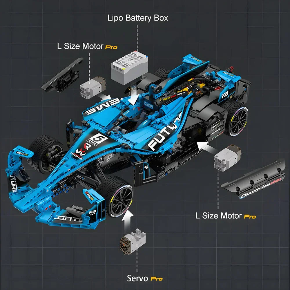 F1 Electric Super Racing Car 1667PCS
