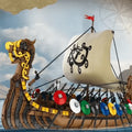 The Viking Warship 2547PCS