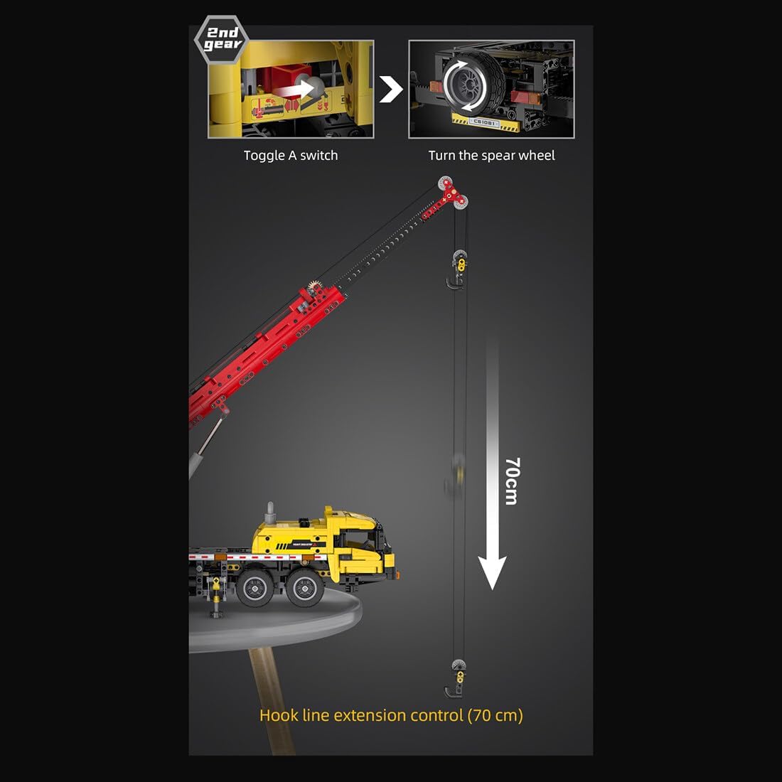 Full Function Crane 1831PCS