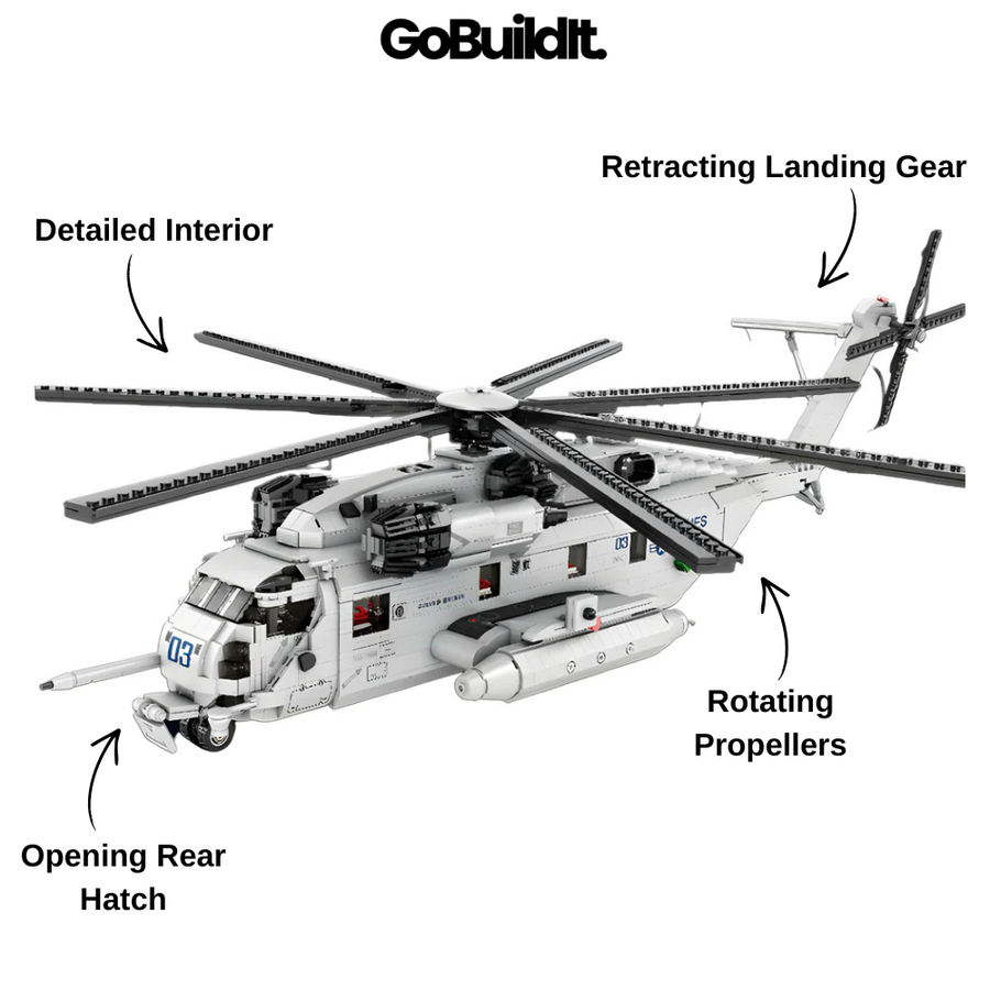CH-53 Transport Helicopter Elite Edition 2191PCS