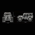 4x4 Off Roader 1287PCS