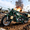 WWII Military Motorcycle 550PCS