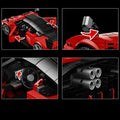 Red Speed Car Son Wind R 1278PCS
