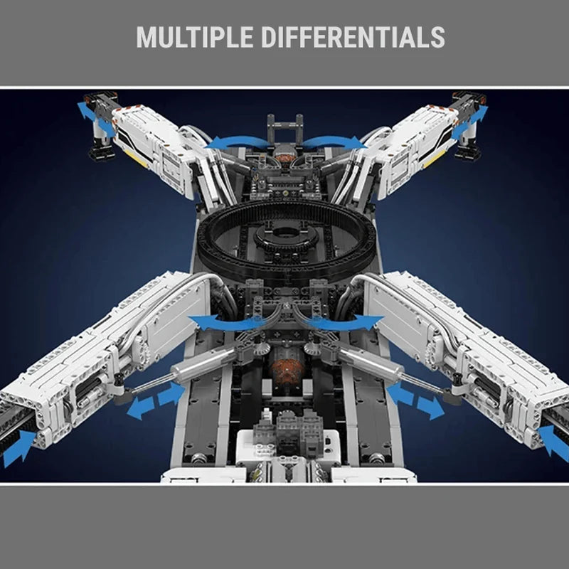 Motorized LTM11200 Crane 8506PCS